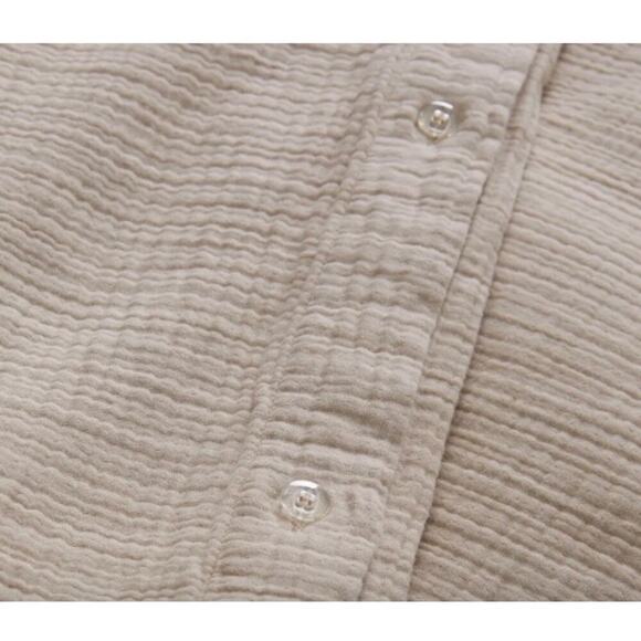 Quince Organic Airy Gauze Duvet Cover Twin Dune #T12 - Picture 3 of 3